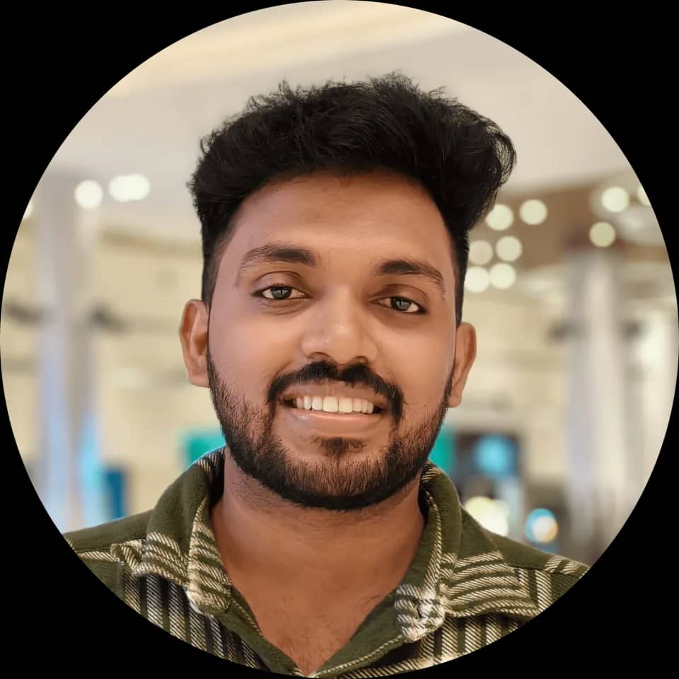 Anand Krishnan smiling